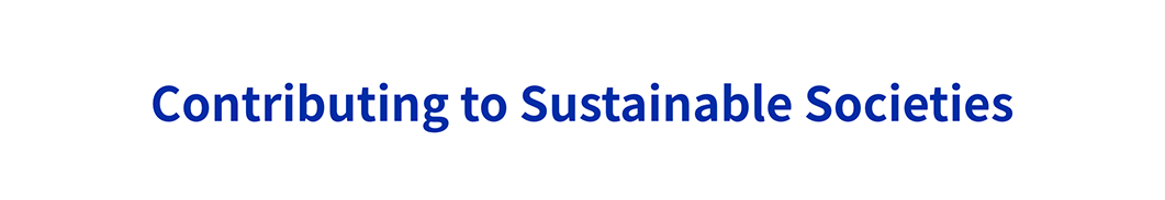 Contributing to Sustainable societies